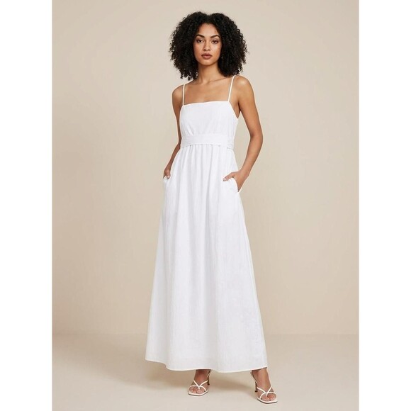 Vince Dresses & Skirts - NWT Vince. White Panel Midi Dress XL - Quiet Luxury Minimalist Bridal Event